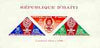 Haiti 1962 Malaria Eradication imperf m/sheet containing 3 x triangular values (insc Contribution d'Haiti a 1'OMS) unmounted mint, SG MS 826