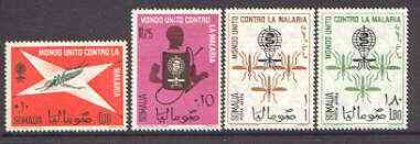 Somalia 1962 Malaria Eradication perf set of 4 unmounted mint, SG 391-94