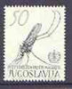 Yugoslavia 1962 Malaria Eradication 50d perf unmounted mint, SG 1030