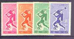 Vietnam 1962 Malaria Eradication perf set of 4 unmounted mint, SG S165-68