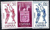 Spanish Sahara 1965 Stamp Day (Handball & Arms) set of 3 unmounted mint, SG 243-45