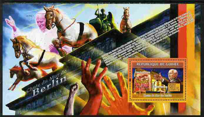 Guinea - Conakry 2009 Fall of the Berlin Wall perf souvenir sheet unmounted mint