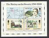 Isle of Man 1989 Mutiny on the Bounty m/sheet very fine cds used, SG MS 415