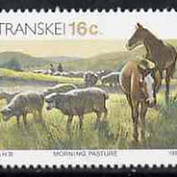 Transkei 1984-91 Morning Pasture 16c from def set unmounted mint SG 149a