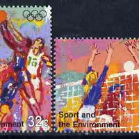 United Nations (NY) 1996 Sport and the Environment set of 2 unmounted mint, SG 703-04