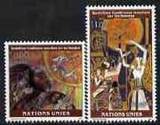 United Nations (Geneva) 1995 World Conference on Women set of 2 unmounted mint, SG G273-74