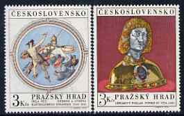 Czechoslovakia 1970 Prague Castle (6th series) set of 2 unmounted mint, SG 1892-93