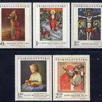 Czechoslovakia 1969 Art (4th issue) set of 5 unmounted mint, SG 1861-65