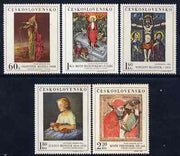 Czechoslovakia 1969 Art (4th issue) set of 5 unmounted mint, SG 1861-65