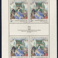 Czechoslovakia 1968 'Praga 68' Stamp Exhibition (6th issue - painting by Durer) unmounted mint sheetlet of 4 plus label, as SG 1756