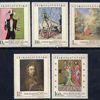 Czechoslovakia 1967 Art (2nd issue) set of 5 unmounted mint, SG 1699-1703, Mi 1748-52