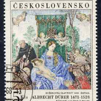 Czechoslovakia 1968 'Praga 68' Stamp Exhibition (6th issue - painting by Durer) very fine used SG 1756