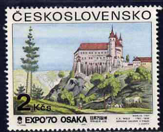 Czechoslovakia 1970 Orlik Castle 2k (from Expo 70 set) unmounted mint, SG 1881