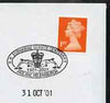 Postmark - Great Britain 2001 cover with 'RN Submarine Service Centenary' Faslane cancel illustrated with Crown & Dolphins