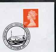 Postmark - Great Britain 2001 cover with 'Maritime Britain' Faslane cancel illustrated with a Submarine