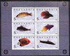 Chuvashia Republic 1998 Fish perf sheetlet (with Scout Logo) containing set of 6 values complete unmounted mint