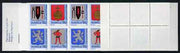 Sweden 1986 Rebate Stamps (Arms of Sweden 6th series) 32k booklet complete and very fine, SG SB391