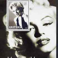 Eritrea 2001 Marilyn Monroe perf m/sheet #1 unmounted mint