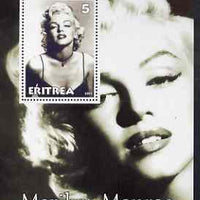 Eritrea 2001 Marilyn Monroe perf m/sheet #3 unmounted mint