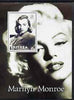 Eritrea 2001 Marilyn Monroe perf m/sheet #4 unmounted mint