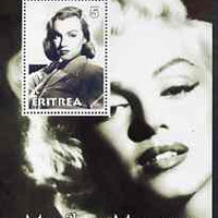 Eritrea 2001 Marilyn Monroe perf m/sheet #4 unmounted mint