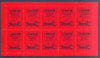 Exhibition souvenir sheet for 1960 London International Stamp Exhibition containing 10 perf labels in red, unmounted mint