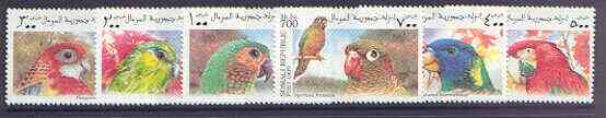 Somalia 1999 Parrots #02 perf set of 6 unmounted mint