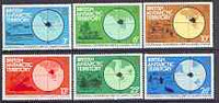 British Antarctic Territory 1982 Gondwana - Continental Drift & Climatic Change set of 6 unmounted mint, SG 103-8