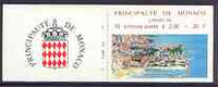 Monaco 1988 20f booklet containg 10 x 2f Arms stamps (Cover shows harbour) pristine SG SB2