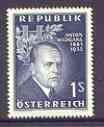 Austria 1957 Death Anniversary of Anton Wildgans (poet) unmounted mint, SG 1290