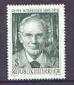 Austria 1968 Death Anniversary of Peter Rosegger (writer) unmounted mint, SG 1526