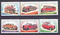 Somalia 1999 Fire Engines complete perf set of 6 unmounted mint