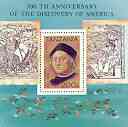 Tanzania 1992 500th Anniversary of Discovery of America by Columbus perf m/sheet unmounted mint, SG MS1352