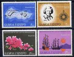 Samoa 1968 Centenary of Bougainville's Visit set of 4 unmounted mint, SG 306-309