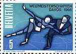 Switzerland 1965 World Figure Skating 5c unmounted mint, SG 730