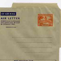 Aerogramme - British Guiana 1945/50 12c orange (Market) Air letter sheet, unused and virtually pristine