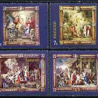 Malta 1977 400th Birth Anniversary of Rubens - Flemish Tapestries (1st series) set of 4 unmounted mint, SG 576-79*