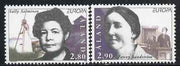 Aland Islands 1996 Europa - Famous Women set of 2 unmounted mint, SG 109-10