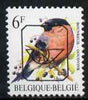 Belgium 1985-90 Birds #1 Bullfinch 6f unmounted mint with boxed posthorn precancel, SG 2850