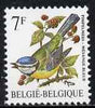 Belgium 1985-90 Birds #1 Blue Tit 7f unmounted mint, SG 2851