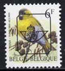 Belgium 1996-99 Birds #3 Siskin 6f unmounted mint with boxed posthorn precancel, SG 3308