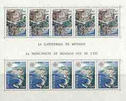 Monaco 1978 Europa - Views perf sheetlet containing five sets of two unmounted mint, SG MS 1347