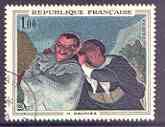 France 1966 French Art - Crispin & Scapin by Daumier 1f superb cds used SG 1714*