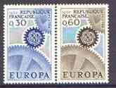 France 1967 Europa set of 2 unmounted mint, SG 1748-49