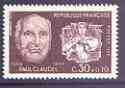 France 1968 Red Cross fund - Paul Claudel (poet) & Joan of Arc unmounted mint, SG 1785