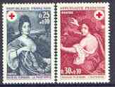 France 1968 Red Cross Fund - paintings by Mignard set of 2 unmounted mint, SG 1812-13*