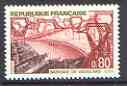 France 1969 Tourist Publicity - Vouglans Dam 80c unmounted mint SG 1816