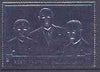 Ras Al Khaima 1970 General De Gaulle Commemoration 2r perf, embossed in silver foil unmounted mint