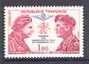 France 1973 Heroes of World War 2 unmounted mint, SG 2016