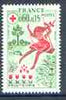 France 1975 Red Cross Fund - Child on Swing 60c+15c unmounted mint, SG 2098